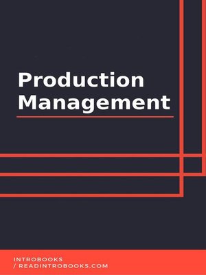 cover image of Production Management